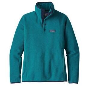 Patagonia Teal Fleece Pullover Sweatshirt